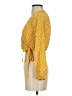 Rhode 100% Rayon Yellow Long Sleeve Blouse Size XS - photo 5