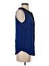 Anthropologie 100% Rayon Blue Sleeveless Blouse Size 4 - photo 4