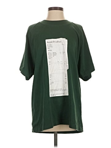 Blå Konst Acne Studios Short Sleeve T-Shirt (view 1)
