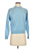 Amour Vert 100% Cashmere Solid Blue Cashmere Pullover Sweater Size XS - photo 1