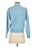 Amour Vert 100% Cashmere Solid Blue Cashmere Pullover Sweater Size XS - photo 2