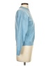 Amour Vert 100% Cashmere Solid Blue Cashmere Pullover Sweater Size XS - photo 4