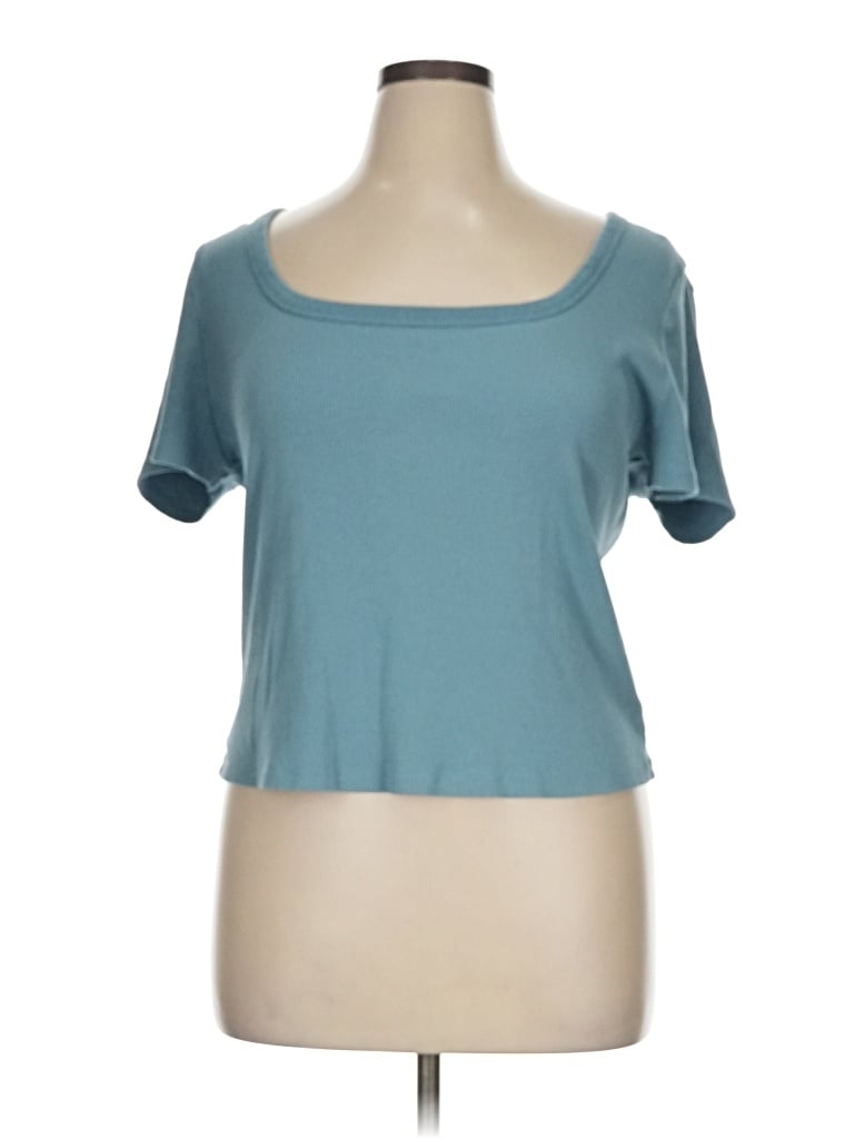 Pre-owned Universal Thread Short Sleeve T-shirt In Blue