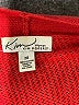 Kim Rogers 100% Cotton Red Cardigan Size XL - photo 7