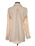 Assorted Brands 100% Polyester Color Block Ivory Long Sleeve Blouse Size S - photo 2
