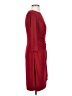 Chaps Solid Burgundy Cocktail Dress Size XS - photo 4