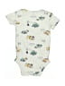 Carter's Print Gray Short Sleeve Onesie 9-12 MO / 12 MO - photo 2