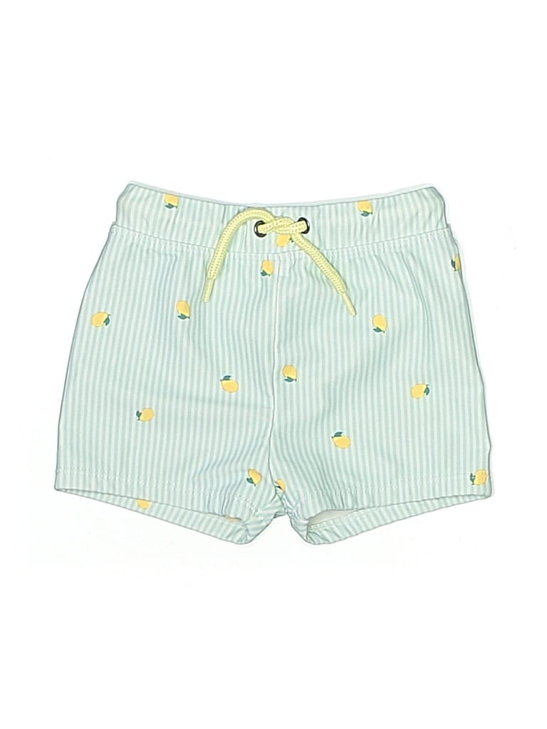 Pre-owned Carter's Babies' Board Shorts In Green