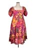 Roopa Pemmaraju 100% Cotton Pink Cocktail Dress Size XL - photo 1