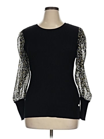 DKNY Long Sleeve Top (view 1)