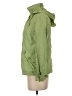 Lands' End 100% Nylon Solid Green Raincoat Size XS (petite) - photo 5