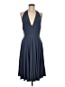 Max and Cleo Solid Blue Cocktail Dress Size M - photo 1