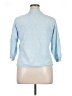 Utsa 0100% Polyester Blue 3/4 Sleeve Blouse Size XL - photo 2