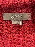 &merci Solid Burgundy Pullover Sweater Size M - photo 7