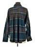 Shein 100% Polyester Plaid Green Long Sleeve Blouse Size 6 - photo 2
