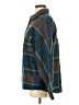 Shein 100% Polyester Plaid Green Long Sleeve Blouse Size 6 - photo 5