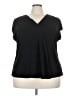 Lane Bryant Black Short Sleeve Blouse Size 22 - 24 Plus - photo 1