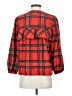 J.Crew 100% Cotton Plaid Red 3/4 Sleeve Blouse Size XS - photo 2