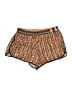 Under Armour 100% Polyester Chevron-herringbone Gold Orange Athletic Shorts Size M - photo 1