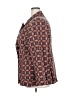 Joanie Print Orange Blazer Size 18 - photo 5