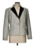 Trina Turk Chevron-herringbone Gray Blazer Size 12 - photo 1