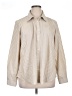Foxcroft Metallic Tan Ivory Long Sleeve Blouse Size 18 - photo 1