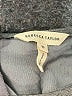Rebecca Taylor Metallic Gray Silver Short Sleeve Top Size 10 - photo 7