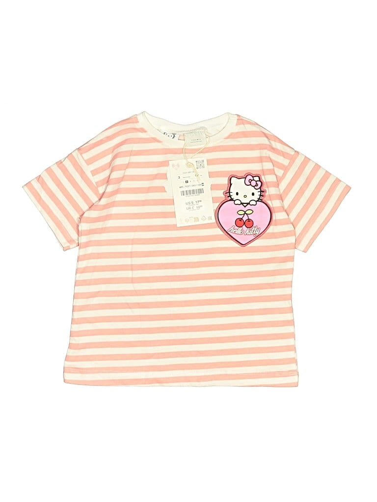 Hello Kitty Kids' Short Sleeve T-shirt In Pink