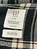 Gap Plaid Black Long Sleeve Button-Down Shirt Size 14 - 16 - photo 3