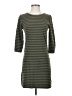 Assorted Brands Stripes Gray Casual Dress Size S - photo 1