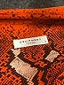 Equipment Animal Print Orange Long Sleeve Blouse Size S - photo 7
