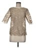 Boden 100% Polyester Tan 3/4 Sleeve Blouse Size 6 - photo 1