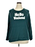 Secret Treasures Teal Pullover Sweater Size 2X - photo 1