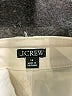J.Crew Solid Ivory Khaki Shorts Size 14 - photo 3