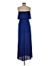 BCBGMAXAZRIA 100% Polyester Blue Cocktail Dress Size 8 - photo 2