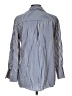 Assorted Brands Stripes Blue 3/4 Sleeve Button-Down Shirt Size L - photo 2