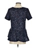 Paper Crown 100% Polyester Print Blue Short Sleeve T-Shirt Size XS - photo 2