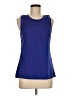 The North Face 100% Polyester Blue Active Tank Size M - photo 1