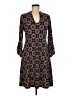 Leon Max Paisley Brown Casual Dress Size M (estimated) - photo 1