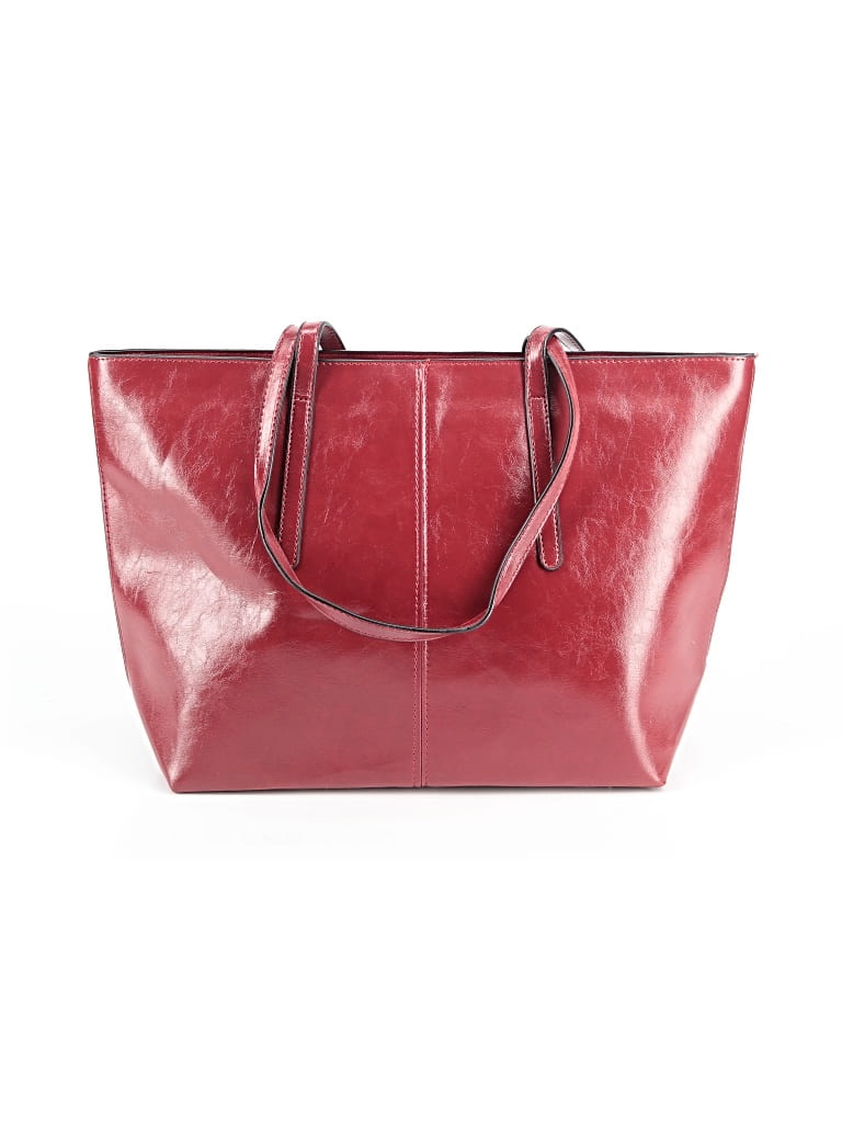 Pre-owned Unbranded Tote Bag In Burgundy