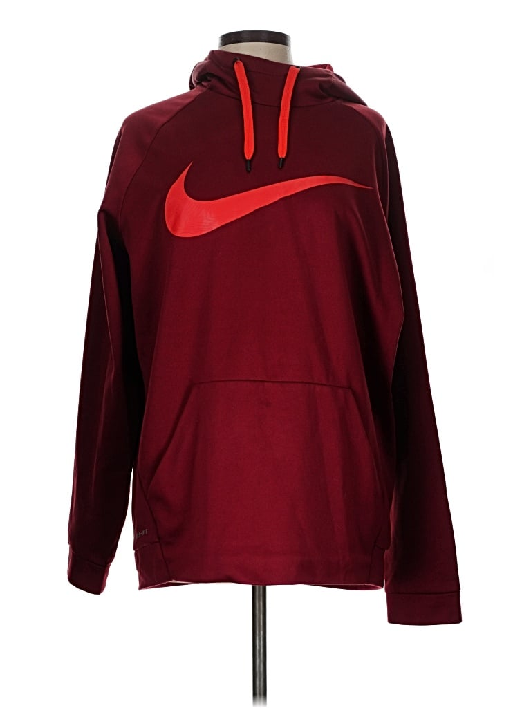 Pre-owned Nike Sweatshirt In Burgundy