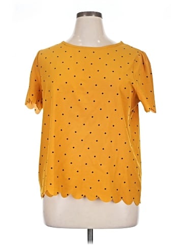 Tickled Teal Short Sleeve Blouse (view 1)