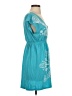 Venus Paisley Teal Cocktail Dress Size S - photo 4