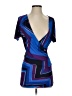 Max Mara Blue Short Sleeve Top Size S - photo 1