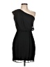 River Island 100% Polyester Solid Black Cocktail Dress Size 10 - photo 1