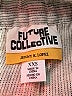 Future Collective Gray Ivory Linen Pants Size XXS - photo 6