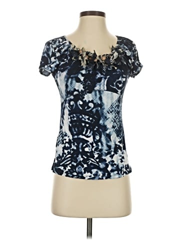 Yansi Fugel Short Sleeve Silk Top (view 1)