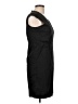 Sfera Solid Black Cocktail Dress Size L - photo 4
