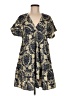 Shein 100% Polyester Paisley Blue Casual Dress Size 6 - photo 1