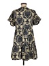 Shein 100% Polyester Paisley Blue Casual Dress Size 6 - photo 2